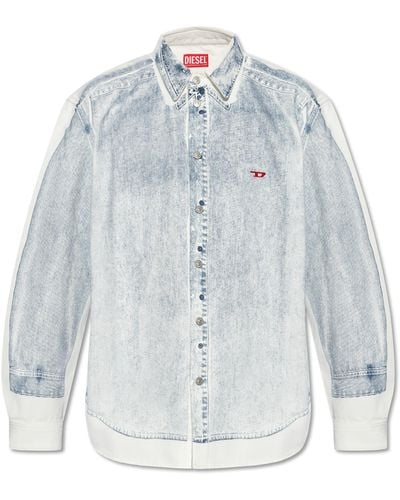 DIESEL Shirt 'd-simply-over-s', - Blue