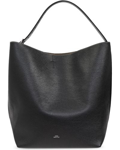 Totême `belted` Shopper Bag, - Black