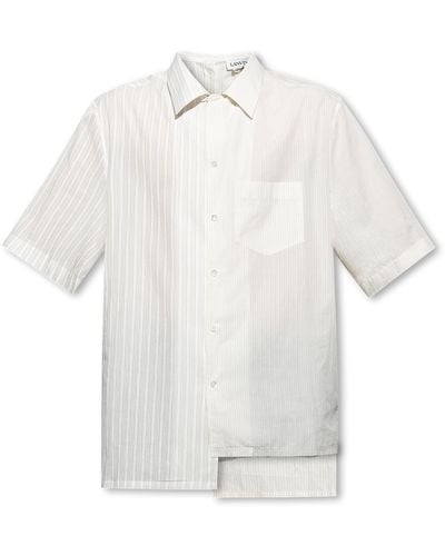 Lanvin Asymmetrical Shirt - White