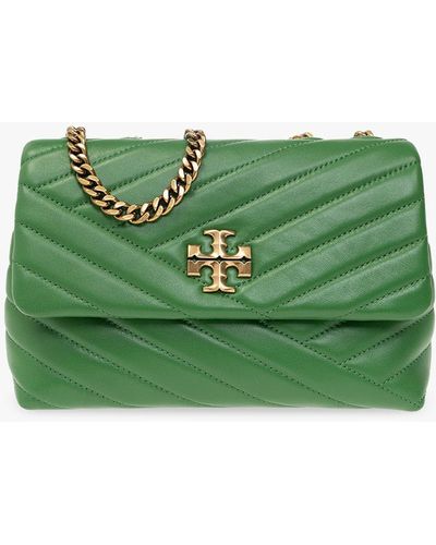 Tory Burch ‘Kira Small’ Quilted Shoulder Bag - Green