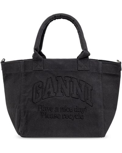 Ganni Shoulder Bag, - Black