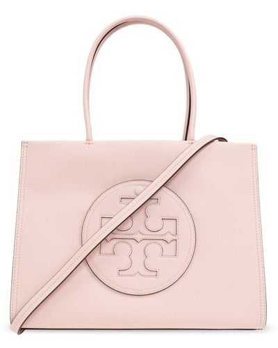 Tory Burch `ella Bio Small` Shopper Bag, - Pink