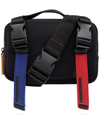 DSquared² Belt Bag With Logo - Black
