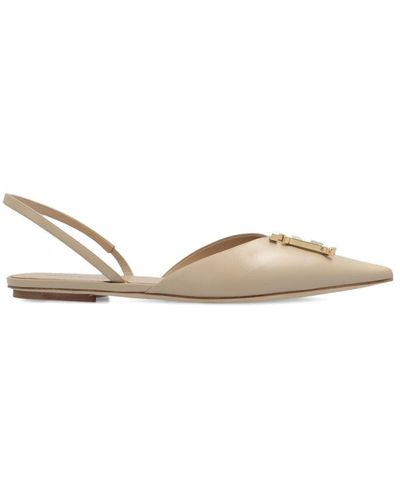 Burberry Pointed Toe Shoes - Natural
