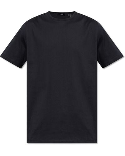 Theory Cotton T-shirt, - Black