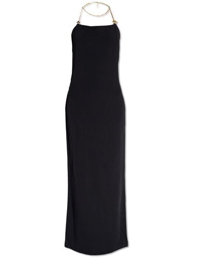 Bottega Veneta Halterneck Dress, - Black