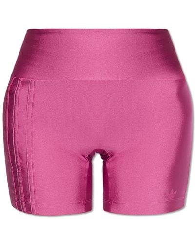adidas Originals Short Leggings With Logo, ' - Pink