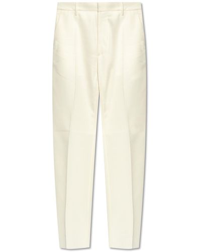 DSquared² Pleat-front Trousers, - White