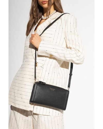 Kate Spade 'Knott Small' Shoulder Bag With Logo - Black