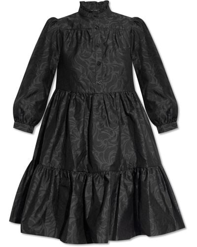 Kate Spade Patterned Dress, ' - Black