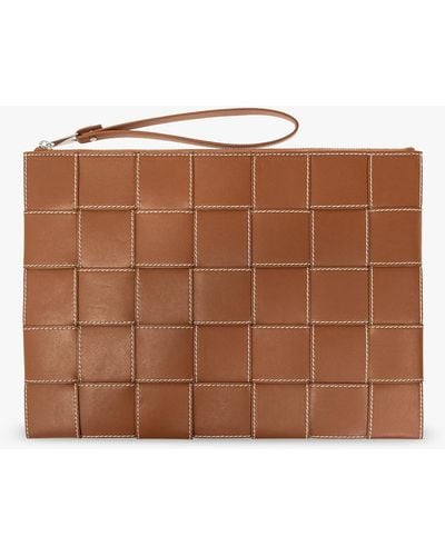 Bottega Veneta 'pouch Large' Handbag, - Brown