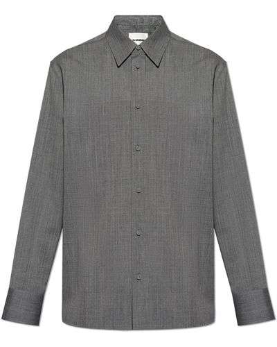 Jil Sander Woollen Shirt, - Grey