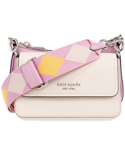 Kate Spade 'double Up' Shoulder Bag, - Pink