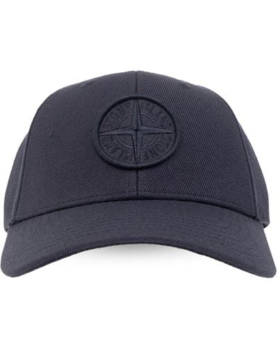 Blue Stone Island Hats for Women | Lyst