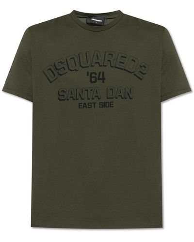 DSquared² Printed T-shirt, - Green