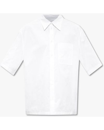 Bottega Veneta Shirt With Short Sleeves - White