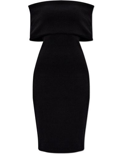 Bottega Veneta Off-Shoulder Dress - Black