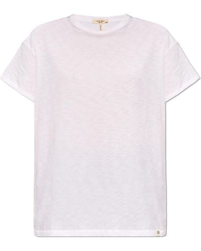 Rag & Bone Pima Organic Cotton T-shirt, - Pink