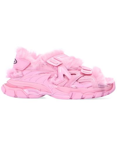 Balenciaga 'track' Sandals - Pink