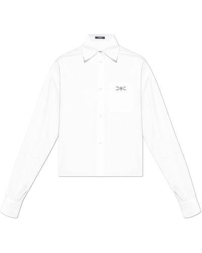 Versace Shirt With A Pocket - White