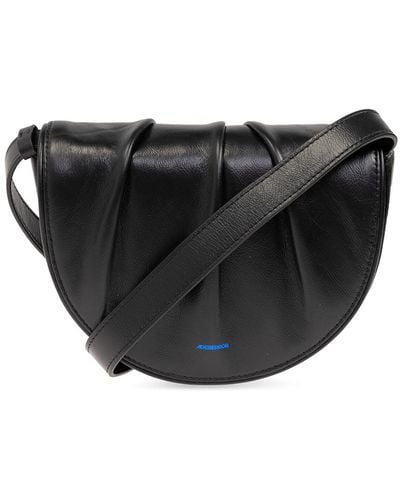 Adererror Leather Shoulder Bag - Black