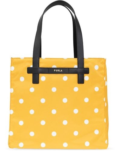 Furla 'digit' Shopper Bag - Yellow