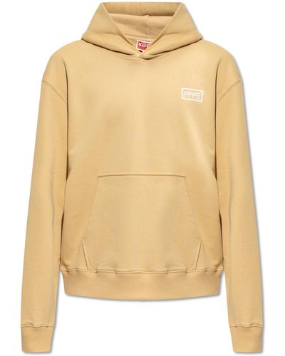 KENZO Hoodie With Logo - Natural