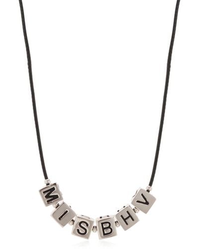 MISBHV Necklace With Logo, - Metallic