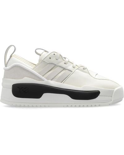 Y-3 'rivalry' Trainers, - White
