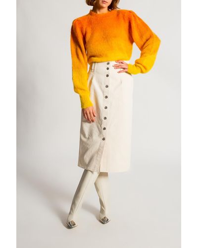 Isabel Marant Rib-knit Sweater - Orange