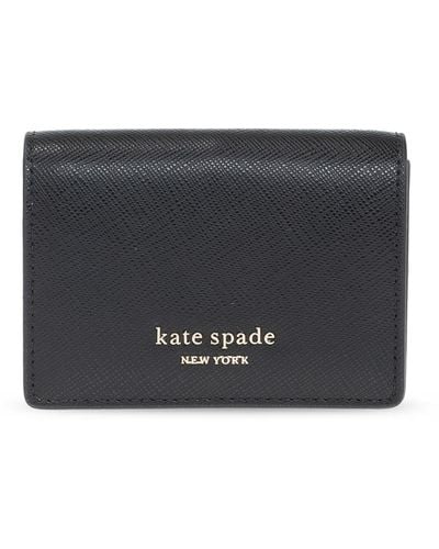 Kate Spade 'spencer' Leather Card Case - Black