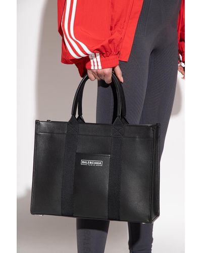 Balenciaga ‘Hardware Medium’ Shopper Bag - Black