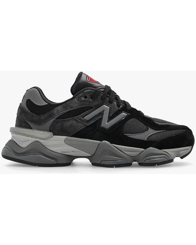 New Balance 9060 In Leather - Black