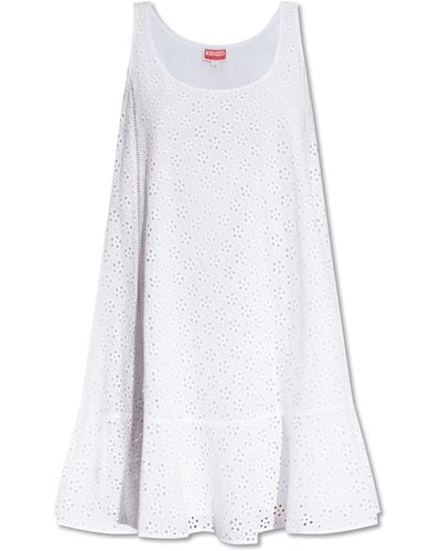 KENZO Sleeveless Dress, - White