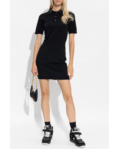 Moschino Monogrammed Dress - Black
