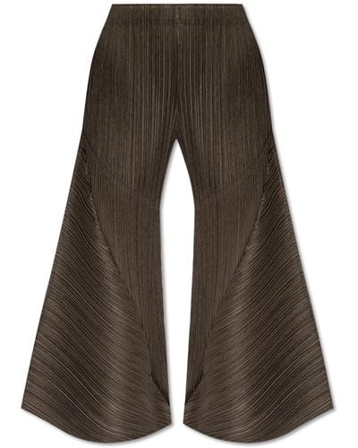 Pleats Please Issey Miyake Pleated Trousers, - Grey