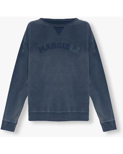 Maison Margiela Oversize Sweatshirt - Blue