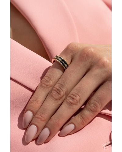 Alexander McQueen Brass Ring - Pink