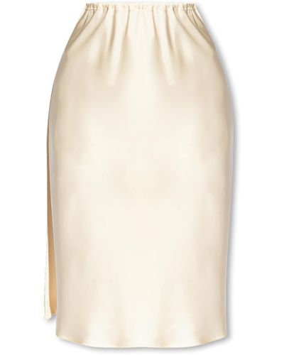 Jil Sander Flared Skirt - White