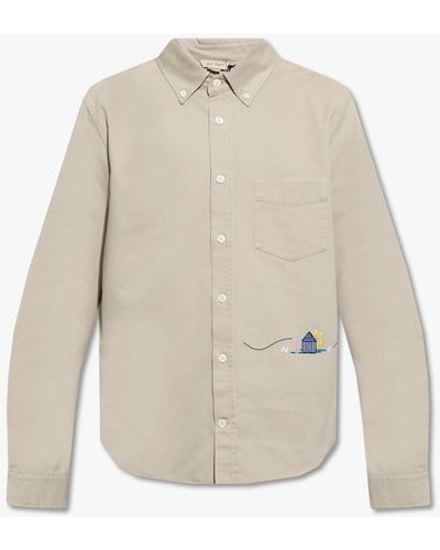 Nick Fouquet Embroidered Shirt - White