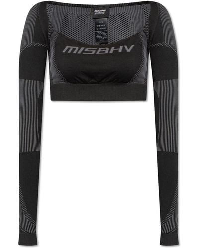 MISBHV 'sport Active' Top With Long Sleeves, - Black