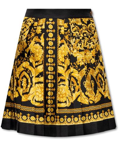 Versace Silk Dress - Yellow