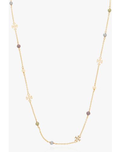 Tory Burch 'kira' Pearl Necklace - White