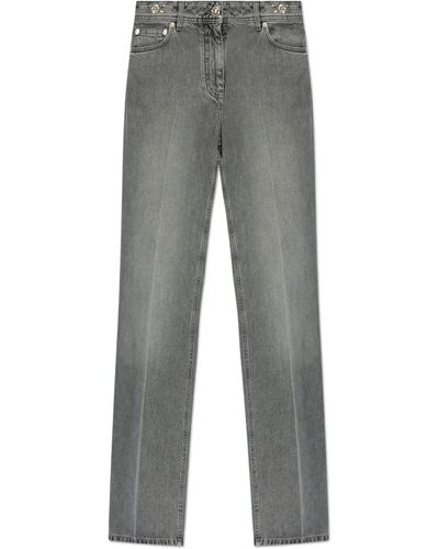 Versace Straight-Leg Jeans - Grey
