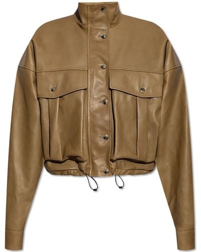The Mannei Leather Jacket 'voiron', - Brown