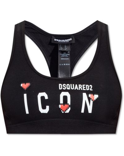 DSquared² Cropped Top - Black