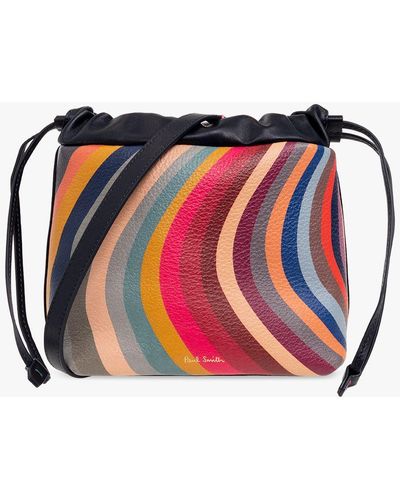 Paul Smith Leather Shoulder Bag - Multicolor