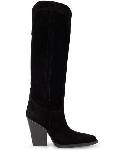 Paris Texas 'el Dorado' Heeled Boots, - Black