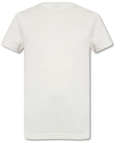 Y-3 T-shirt With Logo - Grey
