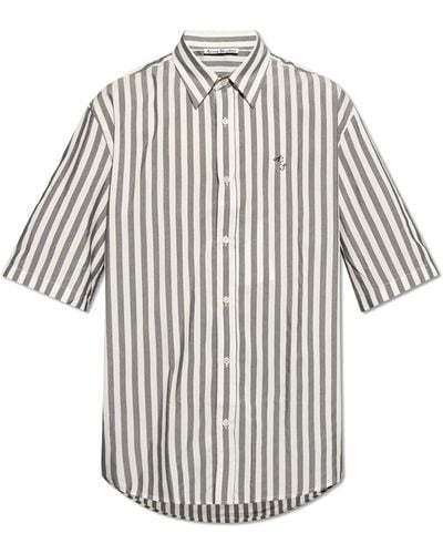 Acne Studios Striped Shirt - White